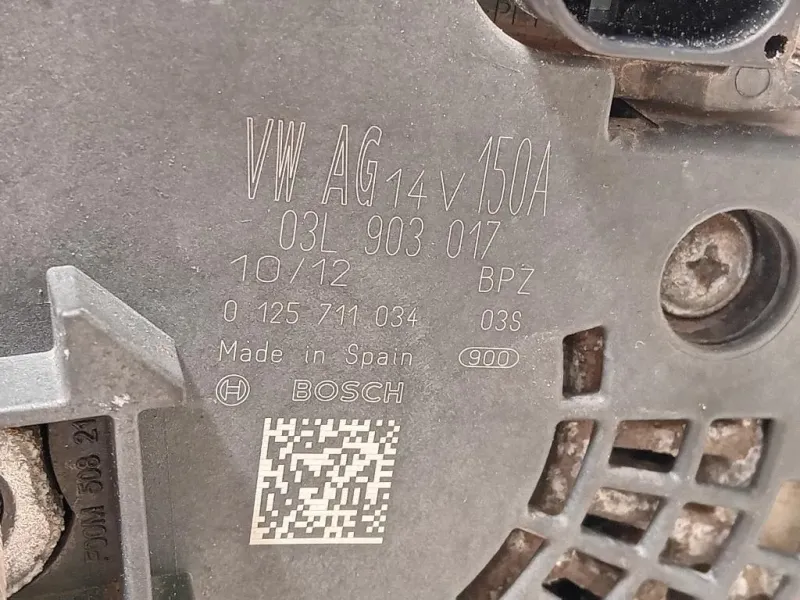 Alternatore 03L 903 017 Audi A4 8K2 2012