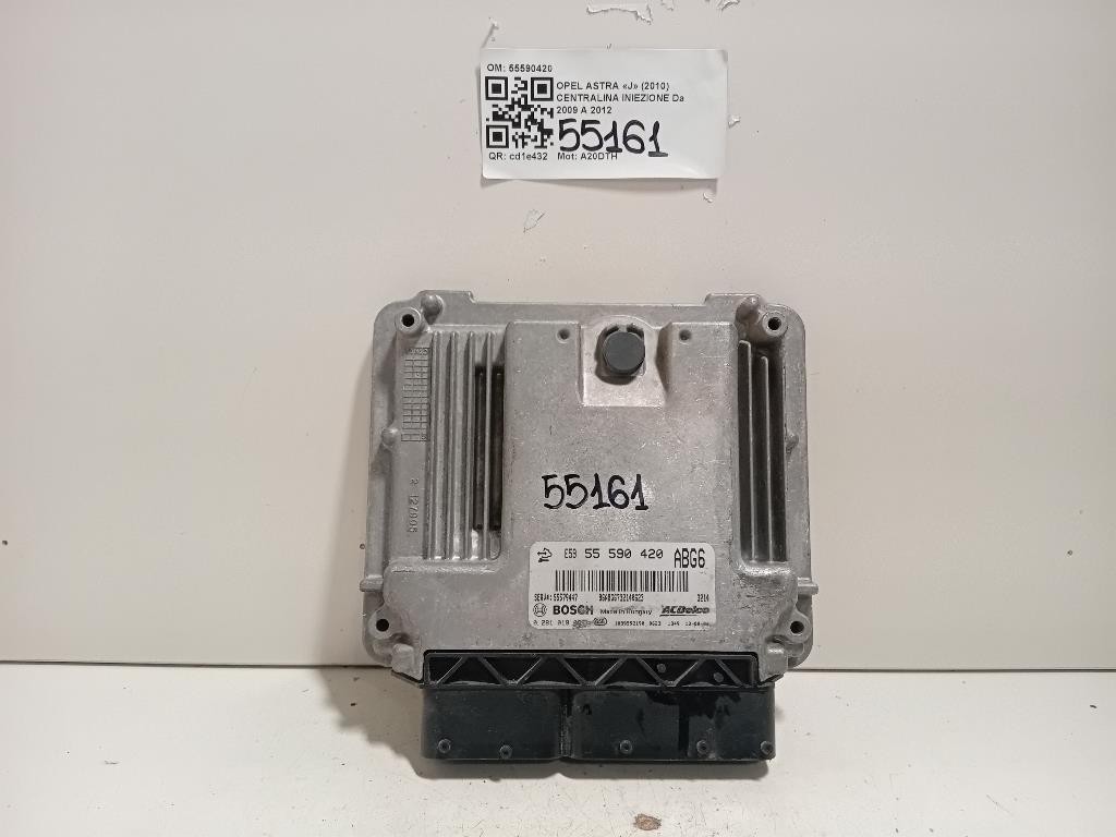 Centralina Iniezione 55590420 Opel Astra J 2010