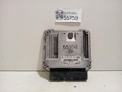 Centralina Iniezione 55579447 Opel Astra J 2012