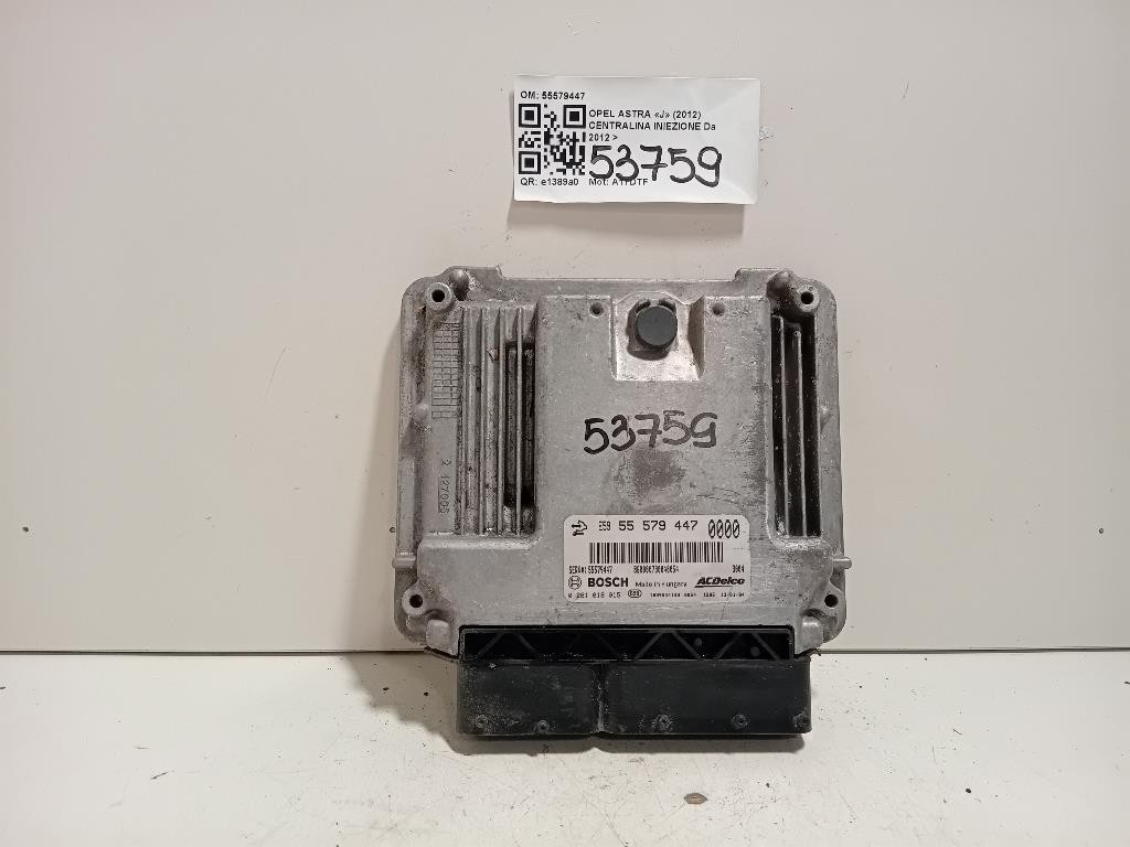 Centralina Iniezione 55579447 Opel Astra J 2012