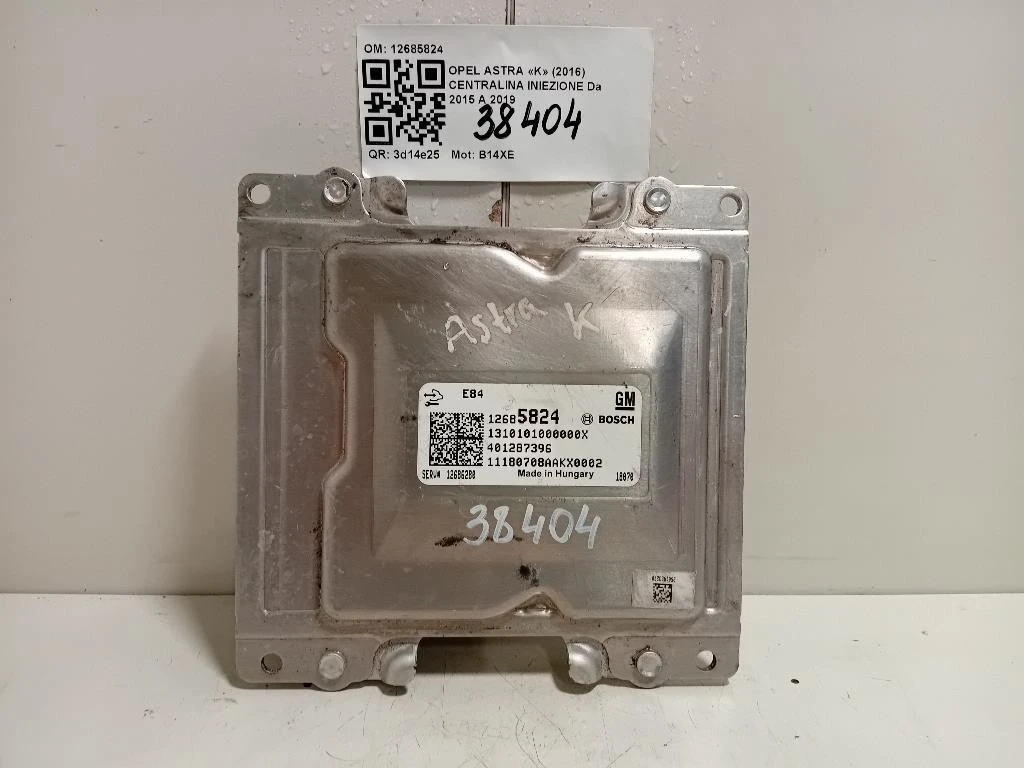 Centralina Iniezione 12685824 Opel Astra K 2016