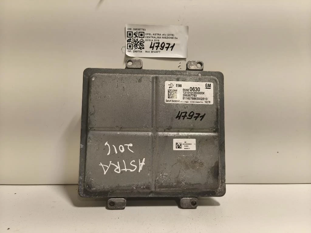 Centralina Iniezione 395357783 Opel Astra K 2016