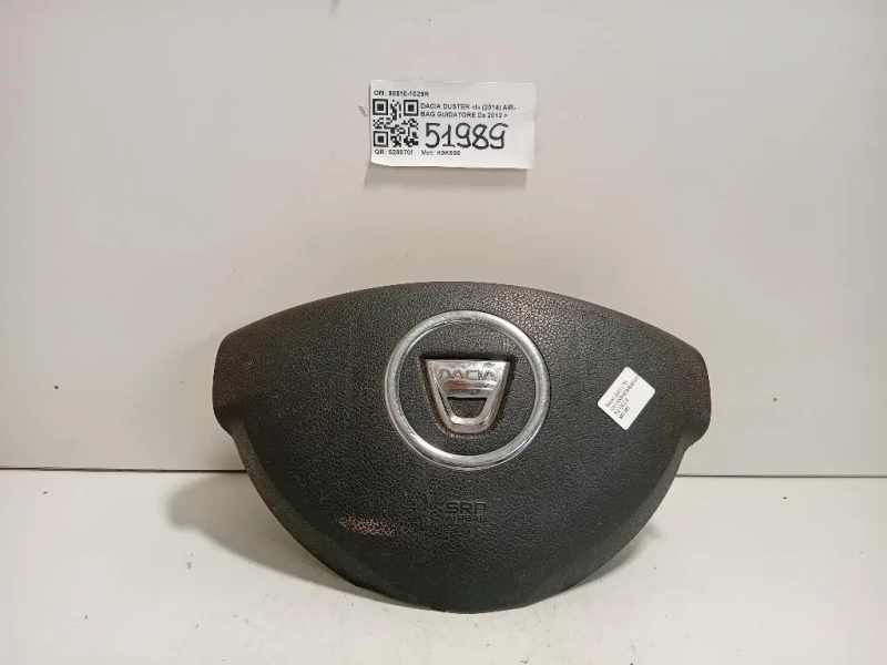 Air-bag Guidatore 98510-1029R Dacia Duster I 2014