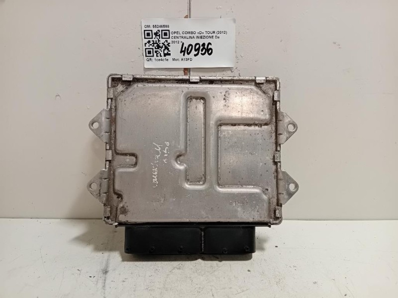 Centralina Iniezione 55246588 Opel Combo D TOUR 2012