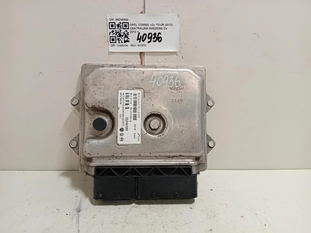 Centralina Iniezione 55246588 Opel Combo D TOUR 2012
