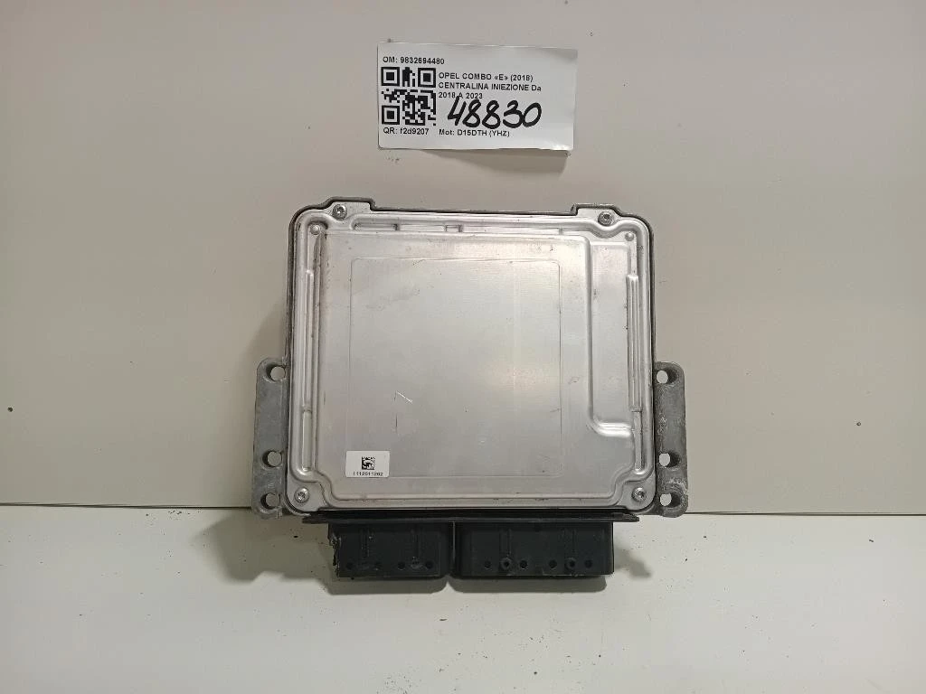 Centralina Iniezione 9832694480 Opel Combo E 2018