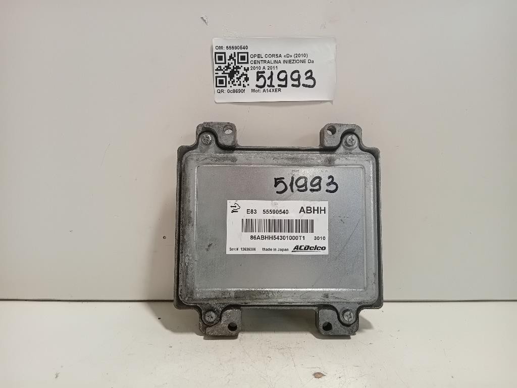 Centralina Iniezione 55590540 Opel Corsa D 2010