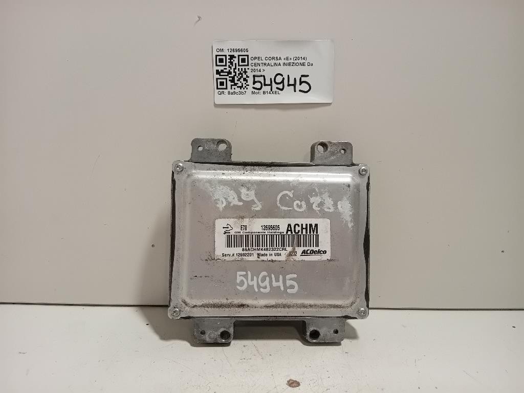 Centralina Iniezione 12695605 Opel Corsa E 2014