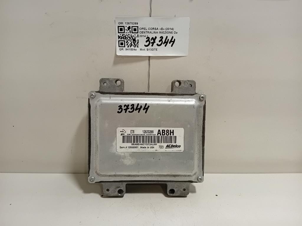 Centralina Iniezione 12670269 Opel Corsa E 2014
