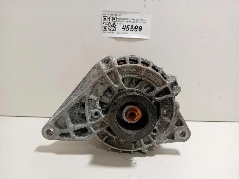 Alternatore A 000 906 33 22 Mercedes Classe B W246 2012