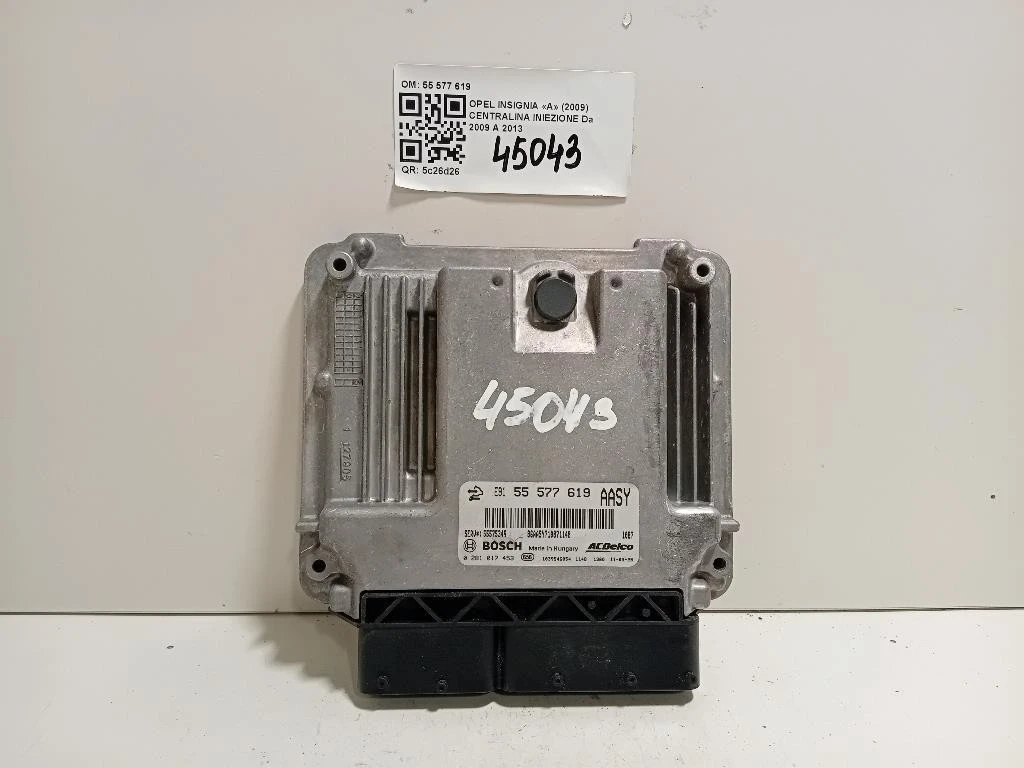 Centralina Iniezione 55 577 619 Opel Insignia A 2009