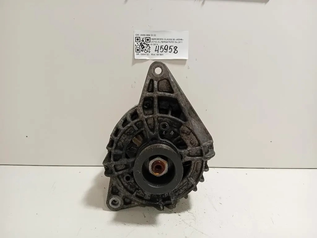 Alternatore A000 906 33 22 Mercedes Classe B W246 2012