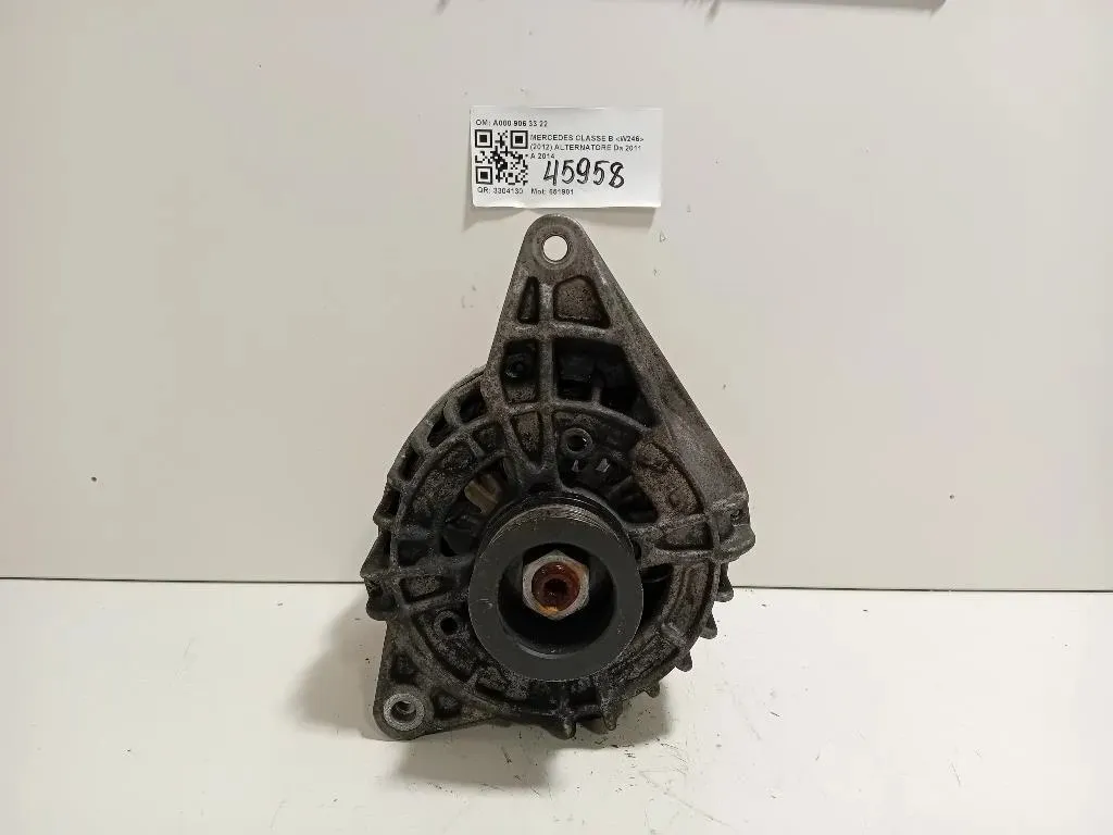 Alternatore A000 906 33 22 Mercedes Classe B W246 2012