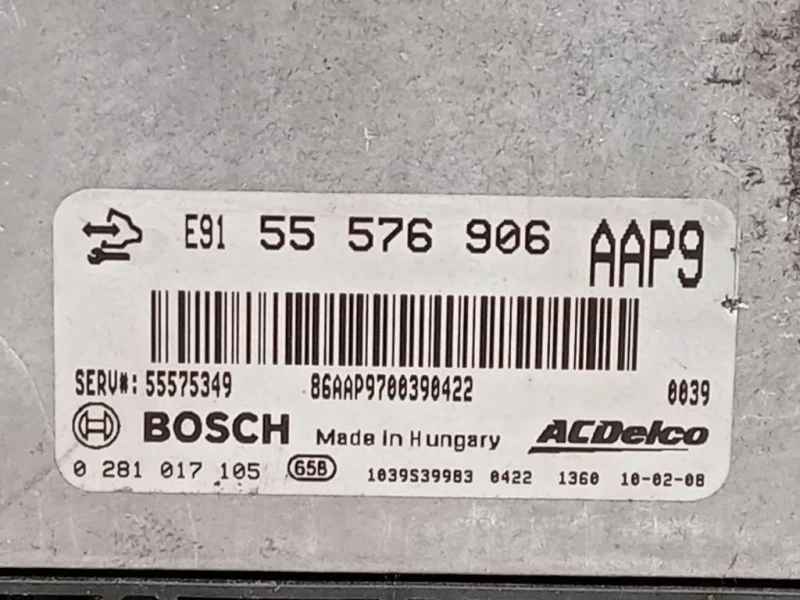 Centralina Iniezione 55576906AAP Opel Insignia A 2009