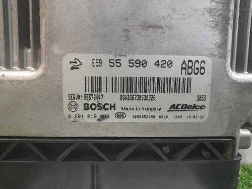 Centralina Iniezione 55590420 Opel Insignia A 2009