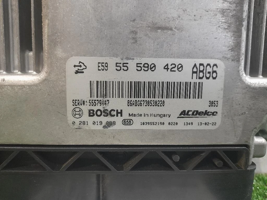 Centralina Iniezione 55590420 Opel Insignia A 2009