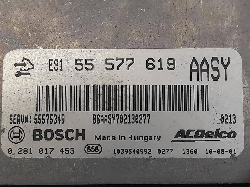 Centralina Iniezione 55577619 Opel Insignia A 2009