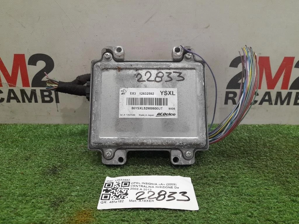 Centralina Iniezione 12632592 Opel Insignia A 2009