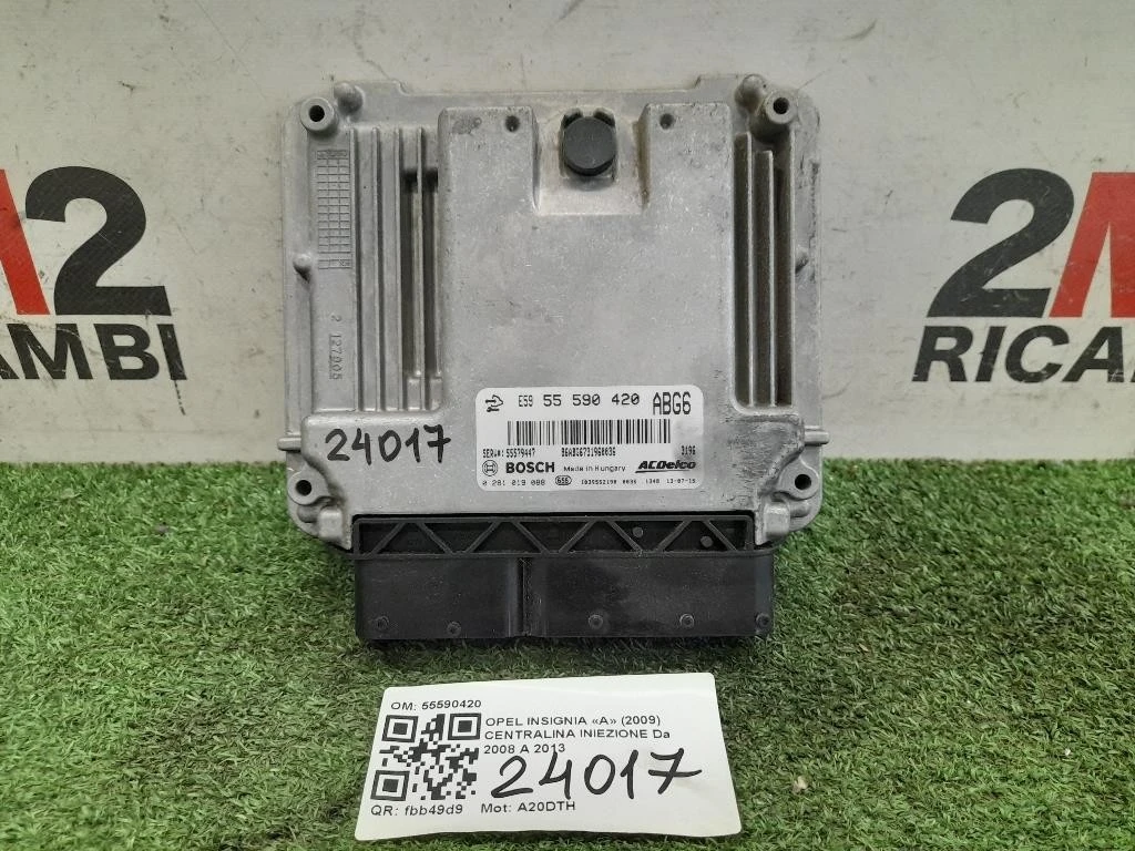 Centralina Iniezione 55590420 Opel Insignia A 2009