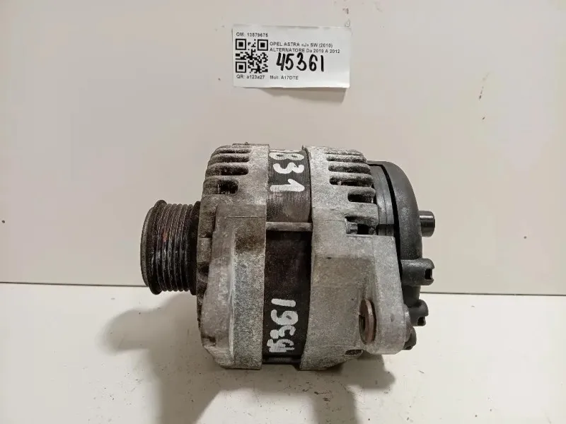 Alternatore 13579675 Opel Astra J SW 2010