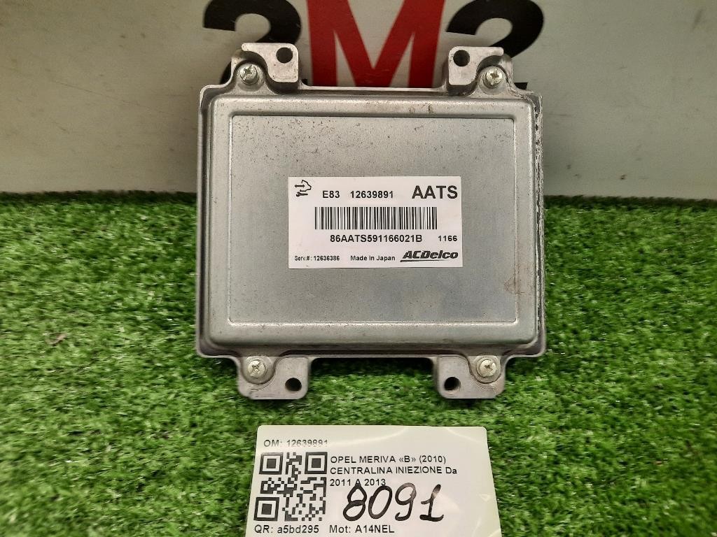 Centralina Iniezione 12639891 Opel Meriva B 2010