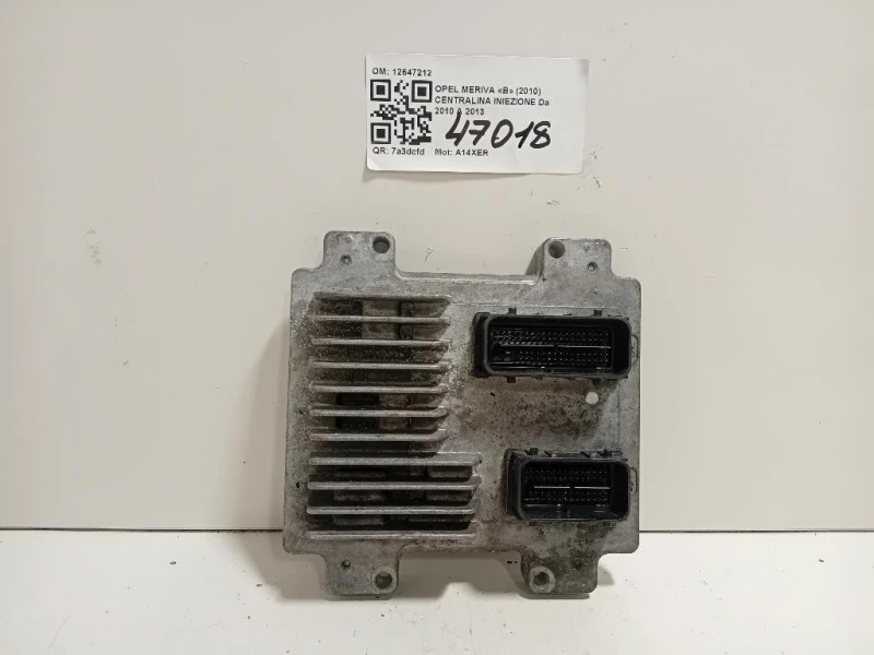 Centralina Iniezione 12647212 Opel Meriva B 2010