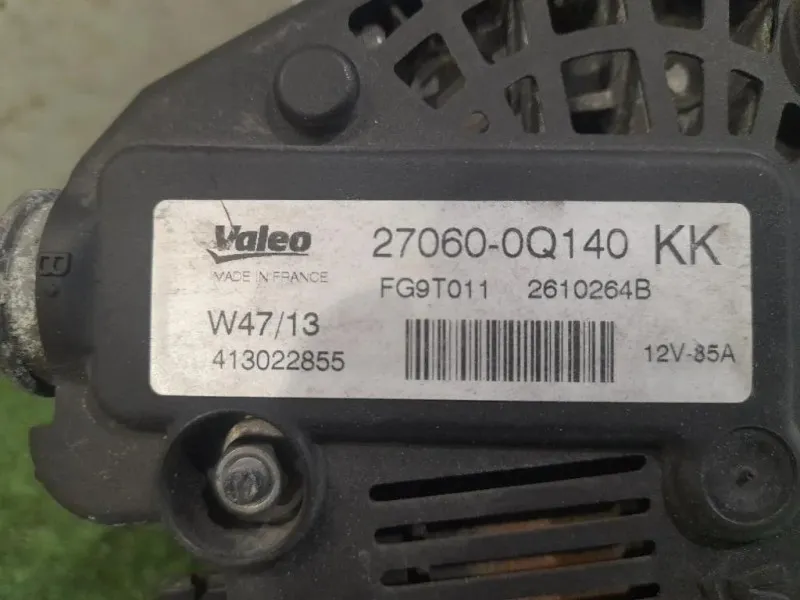 Alternatore 27060-0Q140KK Toyota Yaris IV 2012