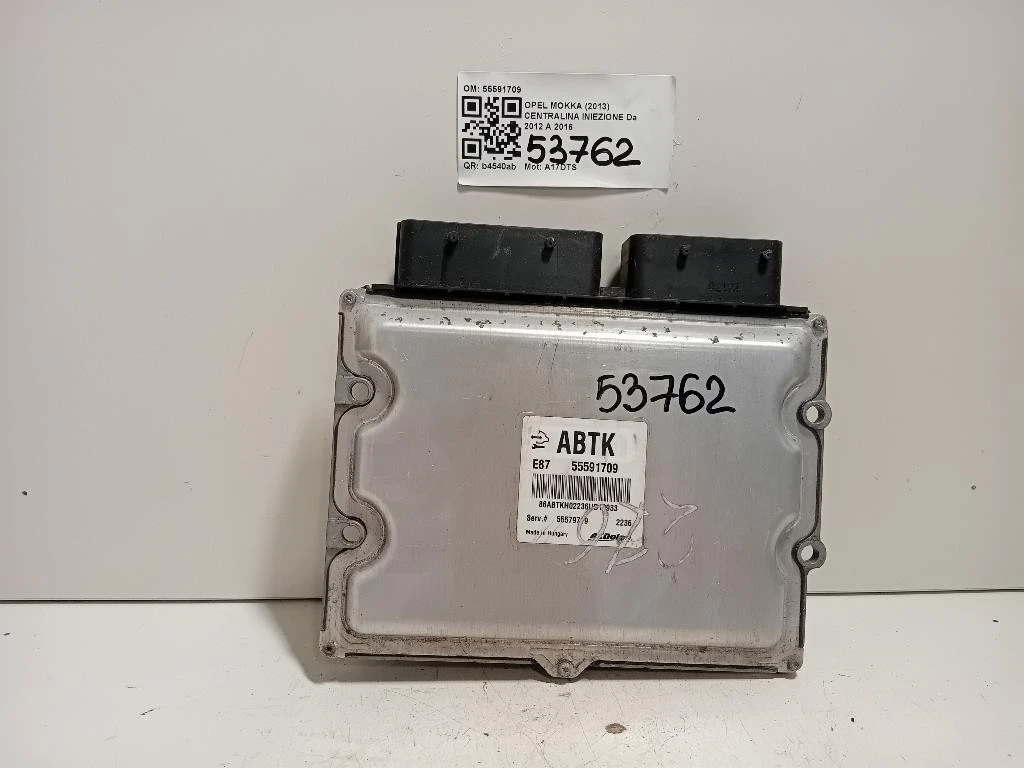 Centralina Iniezione 55591709 Opel Mokka 2013