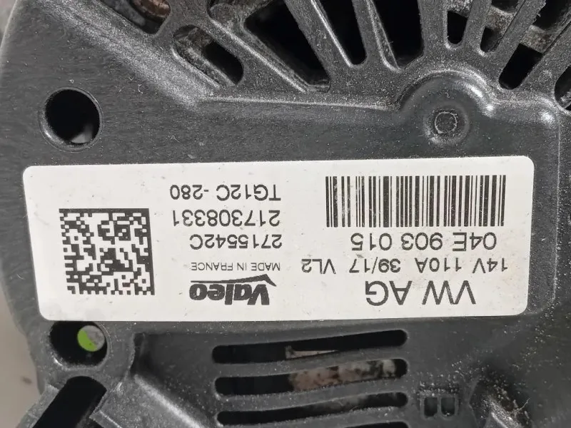 Alternatore 04E903015P Volkswagen GOLF VII 2017