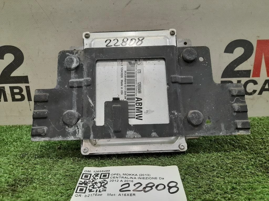 Centralina Iniezione 12655499 Opel Mokka 2013