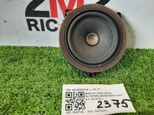 Altoparlante Porta ANT SX 65139209185 Bmw X3 F25 2014