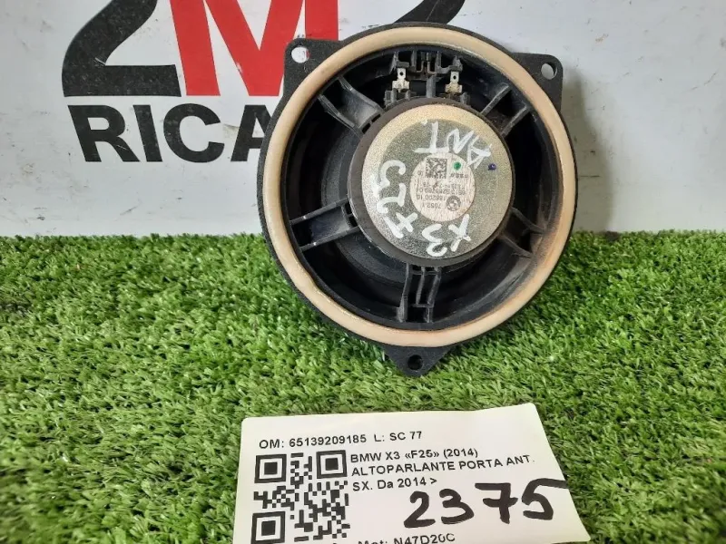 Altoparlante Porta ANT SX 65139209185 Bmw X3 F25 2014