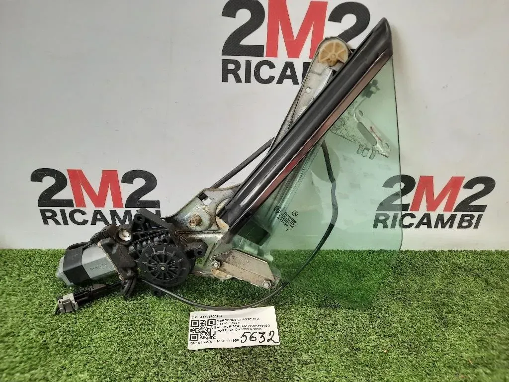 Alzacristallo Parafango POST SX A1706700103 Mercedes Classe SLK R170 1997