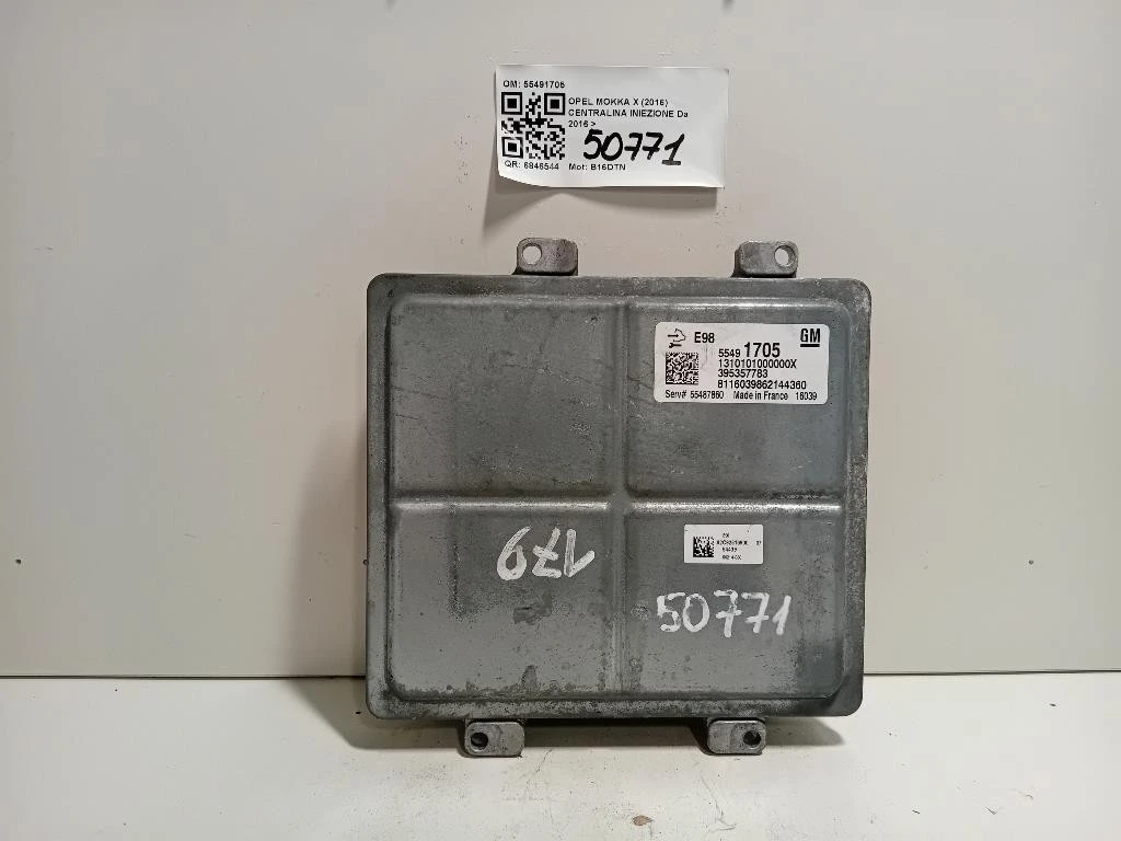 Centralina Iniezione 55491705 Opel Mokka X 2016