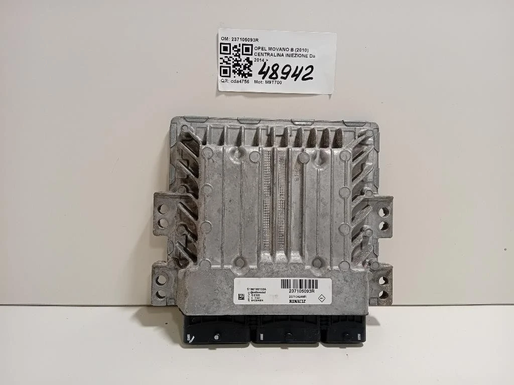 Centralina Iniezione 237105093R Opel Movano B 2010