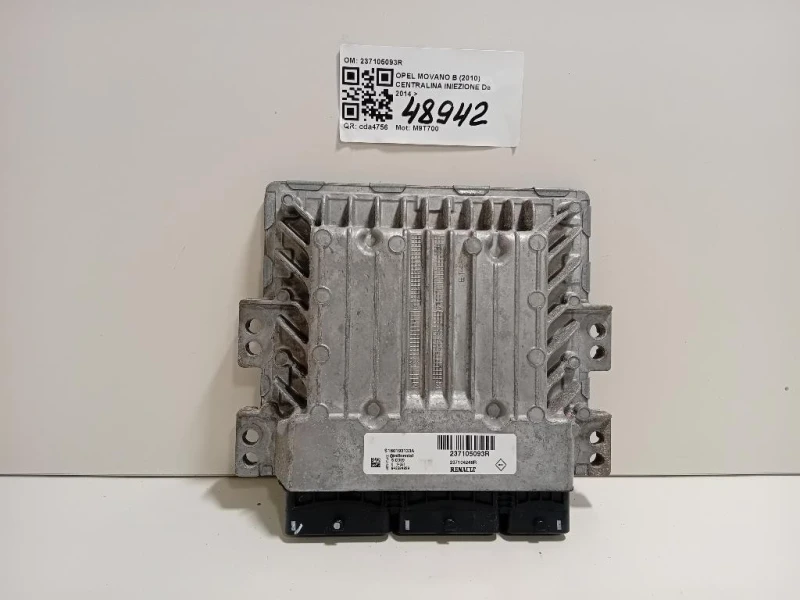 Centralina Iniezione 237105093R Opel Movano B 2010