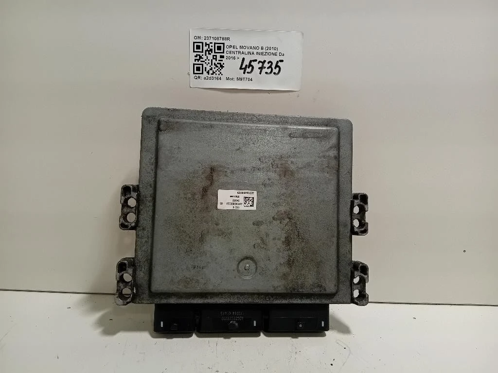 Centralina Iniezione 237108788R Opel Movano B 2010