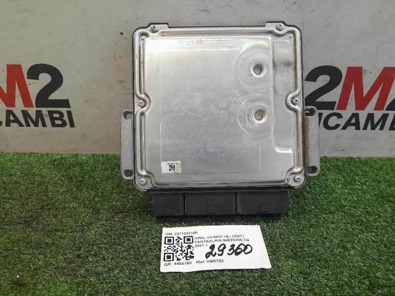 Centralina Iniezione 237103316R Opel Vivaro A 2007