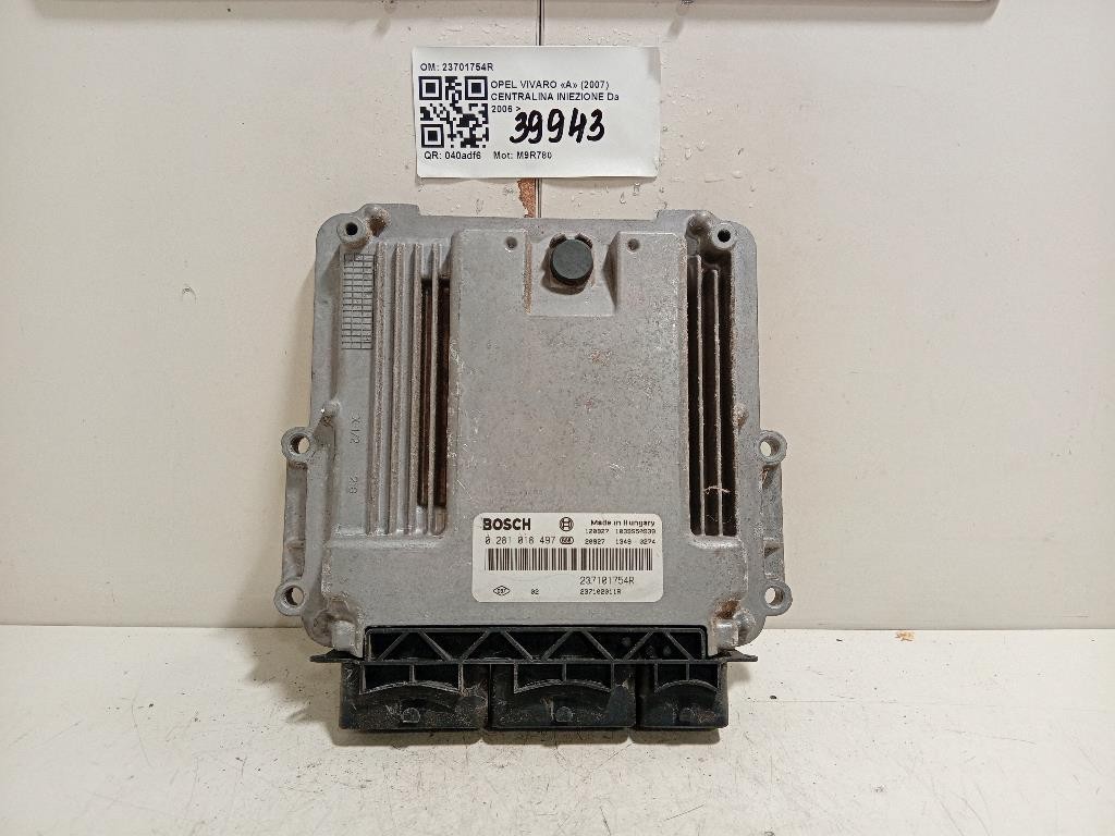 Centralina Iniezione 23701754R Opel Vivaro A 2007