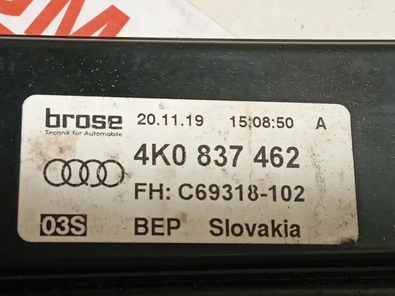 Alzacristallo Porta ANT DX 4K0 837 462 Audi A6 4a5c8 Avant 2018