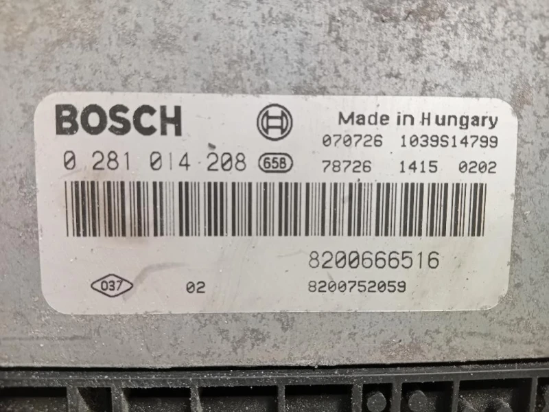 Centralina Iniezione 8200666516 Opel Vivaro A 2007