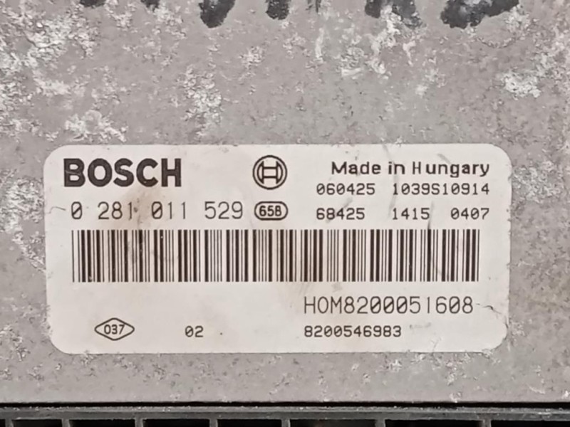 Centralina Iniezione 8200546983 Opel Vivaro A 2007