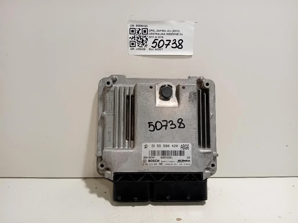 Centralina Iniezione 55590420 Opel Zafira C 2012