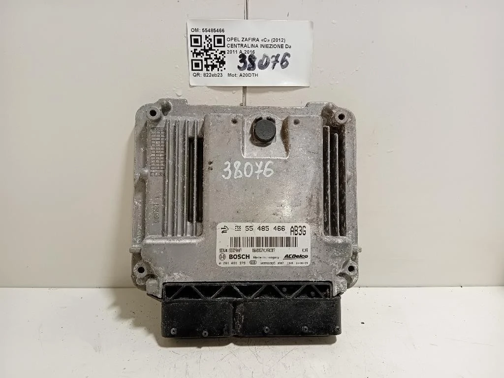 Centralina Iniezione 55485466 Opel Zafira C 2012