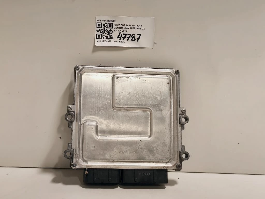 Centralina Iniezione 9812338980 Peugeot 2008 I 2013