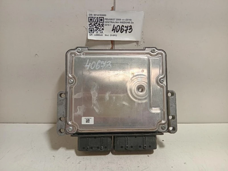 Centralina Iniezione 9814182680 Peugeot 2008 I 2016