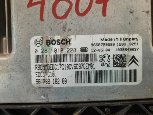 Centralina Iniezione 1608085180 MOTORE Peugeot 208 I 2012