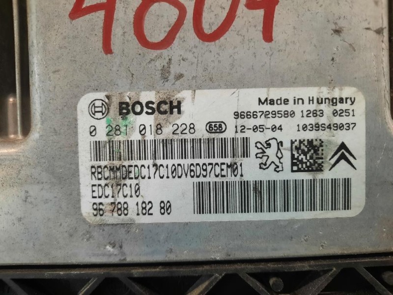 Centralina Iniezione 1608085180 MOTORE Peugeot 208 I 2012