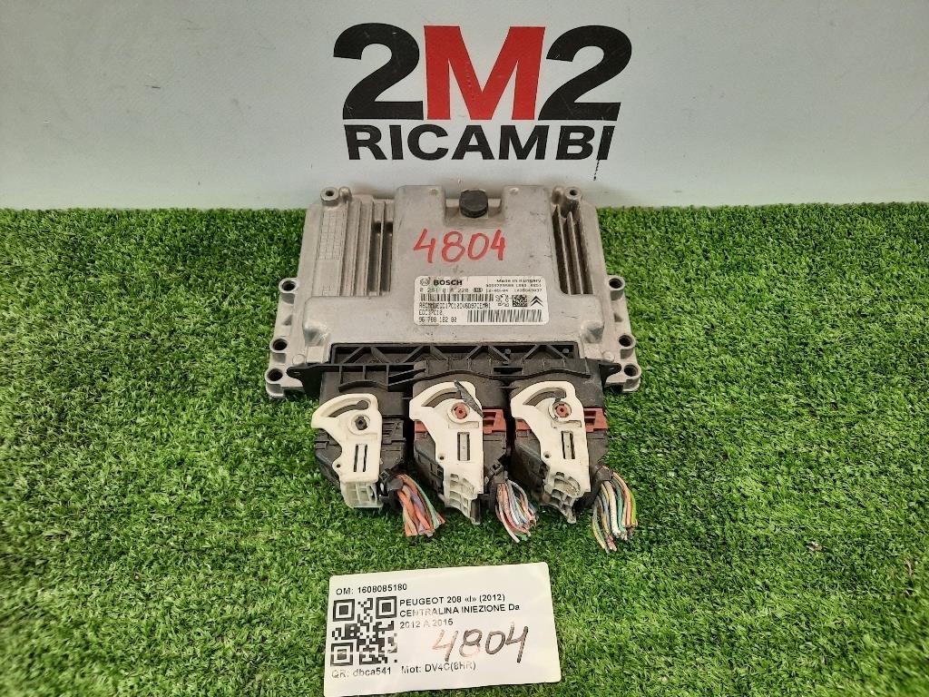 Centralina Iniezione 1608085180 MOTORE Peugeot 208 I 2012