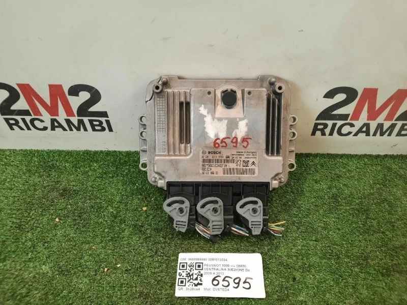 Centralina Iniezione 9666986680 0281013334 Peugeot 3008 I 2009